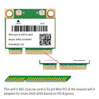 Mini PCIe WiFi 6 AX3000 Network Card 802.11ax Dual Band PCIe wifi Bluetooth Card