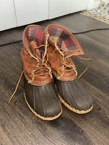 Men’s LL Bean Boots Size 11, No Box, Flannel Interior