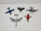 Vintage Diecast Airplane Jet Toy Lot of 5 Tootsie Toy Matchbox Midget Playart