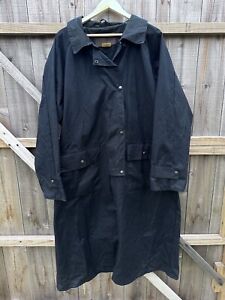 Outback Trading Company Oilskin Low Rider Duster Jacket Men's XL Waxed Canvas
