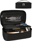 Barber Tool Bag for Hair Clipper and Accessories - Storage Bag Black