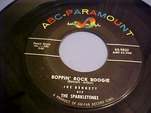 Joe Bennett & The Sparkletones - 1957 ROCKABILLY -EX AUDIO - Boppin' Rock Boogie