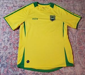 Mitre Brazil Football Soccer Jersey-World Cup Warm Up Shirt-Size Small-VGC
