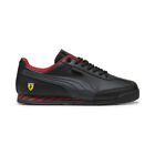 Puma Ferrari Roma Via 30806701 Mens Black Leather Motorsport Sneakers Shoes