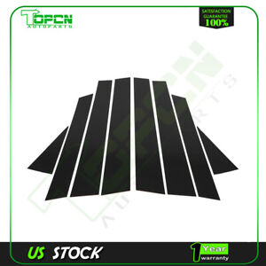 Piano Black Pillar Posts Door Trim 8pc Set Cover Kit For Honda CRV CR-V 07-11