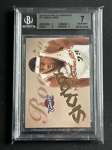 New Listing2003-04 Skybox Autographics #77 LeBron James RC Rookie Card /1500 BGS 7 NM Cavs!