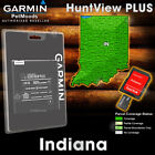 Garmin HuntView PLUS INDIANA Map - MicroSD Birdseye Satellite Imagery 24K Hunt
