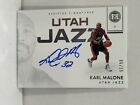2017-18 Panini Encased Scripted Signatures Karl Malone Silver auto/25 #SS-KML