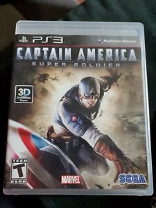 Captain America: Super Soldier (Sony PlayStation 3, 2011) Used With Manual