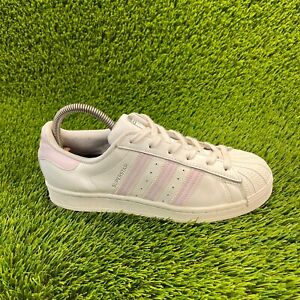Adidas Originals Superstar Womens Size 7.5 White Athletic Shoes Sneakers FV3374