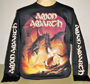 Amon Amarth Sea Of Blood Long Sleeve T-Shirt Size S M L XL 2XL 3XL Death Metal