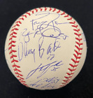 2008 Detroit Tigers Team Signed Rawlings OML Baseball Signed By 25 JSA LOA COA