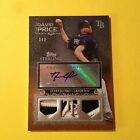 David Price 2009 Topps Sterling Rookie Auto True 1/1 Game-Used Jersey! FREE SHIP