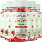 (5 Pack) SlimLabs Keto Gummies - ACV Gummies for Advanced Weight Loss