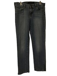 Calvin Klein Jeans Women's Size 10 Blue Denim Straight Leg Mid Rise 30X33