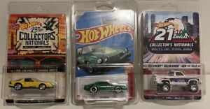 Hot Wheels Chevy Lot Of 3 Convention And Super Treasure Hunt Camaro
