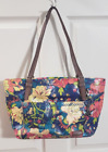 Sakroots Peace Artist Circle Floral Shoulder Bag With Metal Butterfly Charm