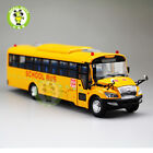 1/42 YUTONG ZK6109DX1 American Style School Bus Diecast Model Toy Car Gifts
