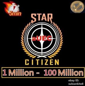 Star Citizen aUEC 1,000,000 - 100,000,000 Funds Credits Ver 3.19 Alpha aUEC US