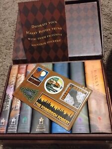 Harry Potter Hardcover Boxed Set: Books 1-7 (Trunk) (Hardcover) First Editions