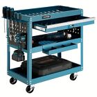 1pc Tool Cart,3 Tier Rolling Tool Cart With Drawers, 330 LBS Tool Cart On Wheels