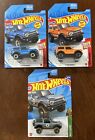 Hot Wheels 2021 FORD BRONCO  - Lot 3 - Blue Orange Silver - Then And Now Mud