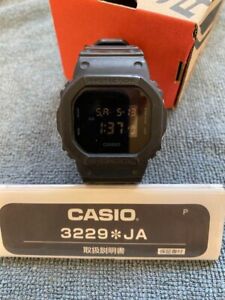 Casio G-shock Solid Colors DW-5600BB-1JF Men's Watch Black Preowned From Japan