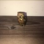 brass owl figurine 2 inches