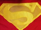 Superman Cosplay Cape Add S Logo Superhero Cloak Accessories Costume Halloween