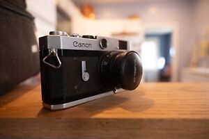 Canon P  35 mm rangefinder film camera w/ Voightlander 35mm F2.5