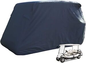 Waterproof 6 Passenger Golf Cart Cover Dust UV Protect for EZ Go Club Car Yamaha