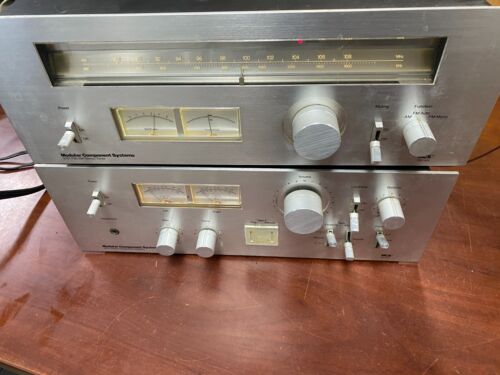MCS Vintage Stereo Integrated Amplifier 683-3835-8200 & MCS 3701 Tuner - Tested