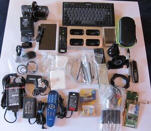 Mixed Lot of Electronics, Power supply, Remote control , and more..B