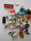 Lot of Over 30 Vintage/New Novelty Key Chains