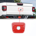 Rear Tailgate Camera Head Covers Trim Red For 2018+ Jeep Gladiator JT Parts (For: Jeep Gladiator)