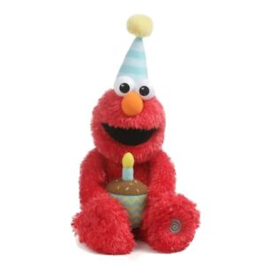 Sesame Street Gund Happy Birthday Elmo Singing Dancing Light Up Cupcake 14