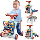 5 in 1 Baby Push Walker for Baby Boy, Activity Center Learning to Walk, Sit t...