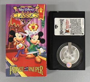 Prince and the Pauper Betamax Tape Walt Disney Mini Classics Beta
