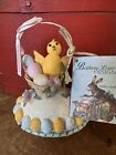 NWT Dee Foust Bethany Lowe  Spring/Easter chick ornament chick on box glitter