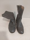 Laredo Grey Distressed Leather Soft Toe Cowboy Western Boots 7952 Men's Size 12D
