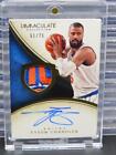 2013-14 Immaculate Tyson Chandler Game Used Logo Patch Auto #51/75 Knicks