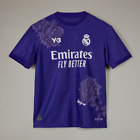 Adidas Real Madrid x Y-3 23/24 Fourth Jersey Purple Size Medium *FREE SHIPPING*