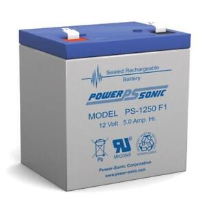 Power-Sonic PS-1250246-12V 5AH SLA Battery Replacement for Anchor Audio MegaVox