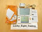 New Nintendo 2DS XL LL White Orange Console Charger Box Japan ver [BOX]