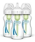 Dr. Brown's Wide-Neck Glass Baby Bottles, 9 oz/270 ml, 3 pack - BRAND NEW