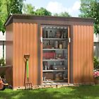9'x4' Outdoor Storage Shed, Garden Tool Shed with Air Vent and Lockable Doors