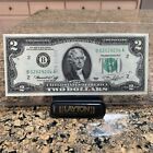 Crisp 1976 Date Stamp Federal Reserve $2 Dollar Bill Low Serial # B02829204A