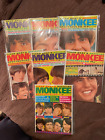 TIGER BEAT'S OFFICIAL MONKEE SPECTACULAR Lot 7 Vintage Magazines June-Dec 1967