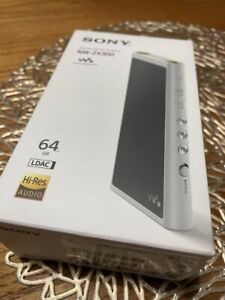 Sony NW-ZX300 Walkman 64GB Digital Audio MP3 Player Silver Used Good w/ Box Case