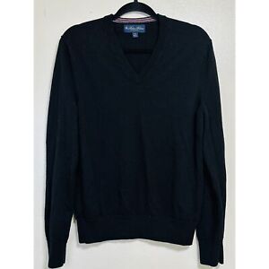 Brooks Brothers Italian Yarn Merino Wool V-Neck Pullover Cardigan Sweater Size M
